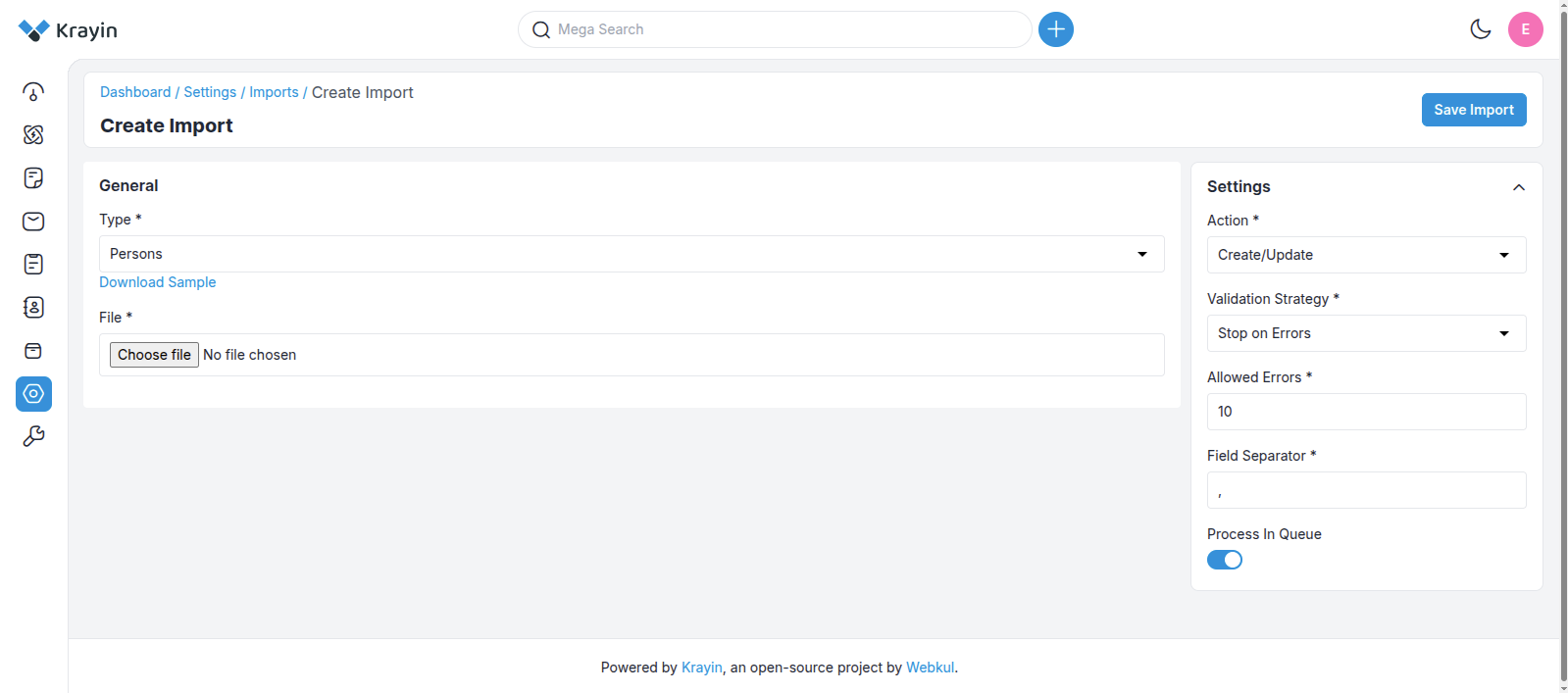 Create Page